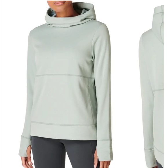 New Galvanise Running Hoodie jacket SWEATY BETTY  blue/Green XXS,XS,S,M,L,XL - Picture 2 of 8